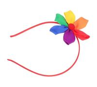 ifundom Rainbow Pride Headband with Multicolour Cloth Flowers Comfortable and Resistant Hair Accessory for Festivals and Other Occasions Lgbt Pride Celebration