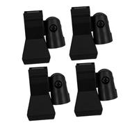ifundom Re20 Microphone Adapter Mic Clip Holder for Microphone Stand Clip Copper Thread Adjustable Angle Firm Hold 4pcs for Live Performances