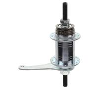 ifundom Rear Hub Assembly Iron Material for Back Brake with Bearings with Ergonomic Comfort Design to Minimize Fatigue, Sleek Silver Replacement Part for Bike Brake and Cycling