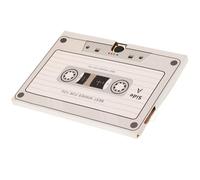 ifundom Recordable Greeting Card Cassette Tape Shape with 30 Seconds Audio Recorder, Paperboard Material, Retro Style for Birthdays and Special Days, for Family and Friends