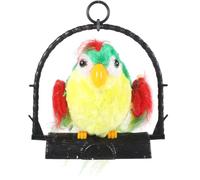 ifundom Recording Talking Parrot Toy Electric Interactive Kids Educational Toy Soft Plush Bird for Early Learning and Communication Skills Development