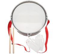 ifundom Red Snare Drum Set for Kids with Drumsticks, Steel and Abs Material Musical Percussion Instrument, Enhances Hand to Eye Coordination and Brain Exercise for Children