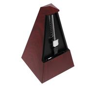 ifundom Redwood Metronome for Guitar Violin Wooden Tower Style Mechanical Beat Beginner Instrument Portable Multipurpose Drum Metronome Interrupter Function