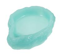 ifundom Reptile Feeding Dish Glow Bowl for Tortoises Lizards and Other Pets Smooth Non- Design for Easy Feeding and Hydration Material