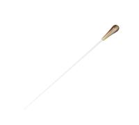 ifundom Resin Concert Music Stick White Epoxy for Orchestra Conducting Performance Show Instrument