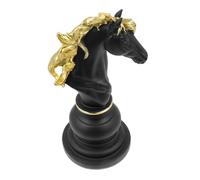 ifundom Resin International Chess Horse Ornament Home Office Creative Resin Craft Cabinet Decor Animal Statuette Sculpture Desktop Chess Decoration