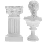 ifundom Resin Statue Craft Featuring Realistic Roman Column and Goddess Shape, Lightweight Desktop Decoration for Home and Party Settings