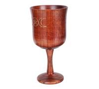 ifundom Retro Brown Chalice Cup Religious Decor Ornament Made of Synthetic Material for Home Decoration and Purifying The Mind, for Practicing Yoga Or Spiritual Rituals