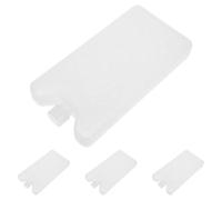 ifundom Reusable Ice Packs Cooler Ice Blocks PE Material Portable 4pcs 200g Each, Safe Cooling Solution for Lunch Boxes and Air Conditioner Fan for Outdoor Events and Cold Chain