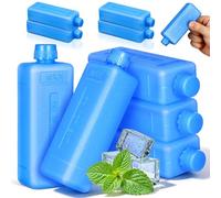 ifundom Reusable Ice Packs Providing Cool Relief Wherever You Go 10pcs Pe Material for Air Cooler and Portable Convenience, Thin Freezer Blocks for Cooling