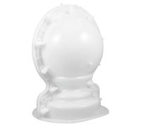 ifundom Roman Column Ball Mold for Concrete DIY Crafts with Simple Operation, Beige Pp Material, Versatile Use, European Style Round Ball for Wedding Decoration and Garden Walkways
