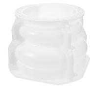 ifundom Roman Column Base Mold Pp Garden Column Mold White Easy Assembly for Architectural Projects Villas European Style Aesthetic