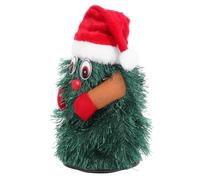 ifundom Rotating Electric Christmas Tree Plush Doll Xmas Ornament Silent Holiday Decoration for Adults Battery Not Included Indoor Festive Decor Enhancing Christmas Spirit