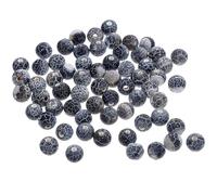 ifundom Round Stone Agate Beads with Smooth 48pcs for Jewelry Making Delicate and Refined Look, for Craft Time and Creating Crafts