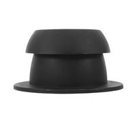 ifundom Rv Mushroom Vent Cap Black - Round Motorhome Roof Vent Cover for Trailers and Campervans - Waterproof Air Ventilation Stopper Replacement