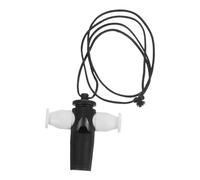 ifundom Samba Whistle for Orff Teaching Method Portable Abs Musical Instrument for Adults Boy Girl Black for Latin Style Percussion Educational Use