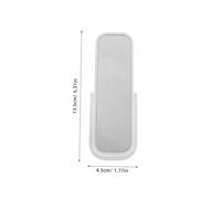 ifundom Scale Dollhouse Miniature Full Dressing Floor Mirror White Mini Living Furniture Accessory for Bedroom DIY Craft Portable Handcrafted Dollhouse Decor