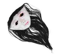 ifundom Scary Halloween Adults Headwear Female Ghost Head Cover for Horror Haunted House Cosplay Party Decorations Masquerade Pretend Accessories