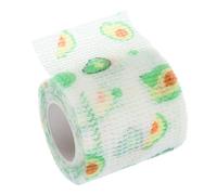 ifundom Self Adherent Dog Bandage Wrap with Fruit Pattern Elastic Non Woven Tape for Secure Paw and Leg Protection Easy to Apply Veterinary Wrap for Pets Wounds and Injuries Medium