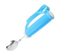 ifundom Self-Feeding Elderly Spoon with Non-Slip Soft Silicone Handle Disability Aid Utensil for Adults with Mobility Easy-Clean Adaptive Tableware for Independent Eating