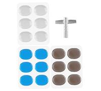 ifundom Silencer Pad for Drum Muffler Silicone Soft Drum Dampeners Reusable and Washable Silencers for Tone Control Great for Accessories