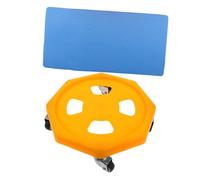 ifundom Silent Rebound Ab Roller Wheel with Knee Mat for Core Strengthening Sliding Disc Trainer Portable Home Workout Equipment for Balance and Abdominal Muscle Training