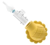 ifundom Silicone Nose Cleaner Manual Suction Ergonomic Design Washable Reusable for Newborn Mucus Cleaning