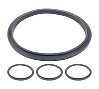 ifundom Silicone Seal and Good Sealing Performance Replacement Gaskets 4pcs with Easy to Install Design Black Kitchen Gasket Set for Efficient Juicing for Juice Blender Parts