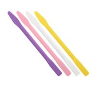 ifundom Silicone Stir Sticks Reusable 4pcs for Facial Mask Stirring and Easy Application Beauty Tools, Fashion Fun Design Suitable for Crafts and Travel