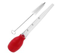 ifundom Silicone Turkey Baster Kit and Versatile Usage for Efficient Oil Extraction with Cleaning Brush for Marinating Beef and Chicken During Baking and Cooking
