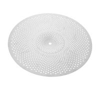 ifundom Silver Alloy Drum Accessories Compatible with Drums Easy Installation Crash Cymbal Practicing with Low Volume Cymbal Pack