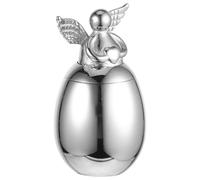 ifundom Silver Stainless Steel Memorial Urn for Pet Ashes, Small