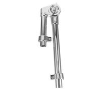 ifundom Silver Zinc Alloy Tom Drum Stand Drum Accessory with Easy Installation and Slip Prevention for Professional Drummers Percussion Instruments