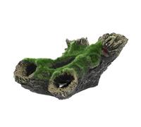 ifundom Simulation Resin Fish Tank Cave Ornament Unique Aquarium Decoration with Moss for Stunning Landscape Multi Purpose Use Fish Tanks Gardens and Tabletop Decor