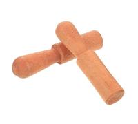 ifundom Singing Bowl Striker 2pcs Wooden Mallet with Comfortable Hand Feeling round Shape for Tibetan Singing Bowl for Meditation and Yoga Relaxation