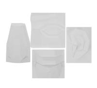 ifundom Sketch Drawing Practice Model Sketch Practice Statue for Students White Gypsum Lightweight Hands-on Learning Creative Facial Features Art Training Institutions Teaching Aid