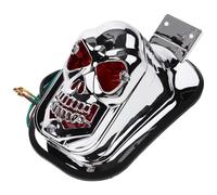 ifundom Skull Motorcycle Tail Light Durable Accessory with Bright LED for Enhanced Visibility Unique Skull Design for Stylish Aesthetic Motorcycles Light Upgrade for Nighttime Safety