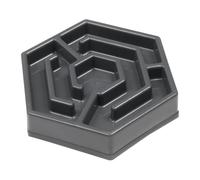 ifundom Slow Food Bowl for Cat and Dog Pet Feeder Bowl Petal-shaped Design Grey Promotes Slow Eating to Prevent Choking and Aids Digestion for Pets Who Eat Too Quickly
