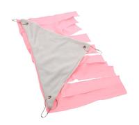 ifundom Small Animal Corner Hammock Hideout for Hamsters Guinea Pigs Rabbits Forest Hut Style Sleeping Tent with Tassel Gaps Machine Washable Cozy Hideaway to Pet Stress and Boredom