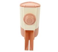 ifundom Small Pet Feeder Rabbit Feeder Wear-resistant Reusable Food Dispenser for Household Small Animals, Quick Add Feeding Tool Without Tray, Coral Pink Suitable for Hamsters Guinea Pigs and Rabbits