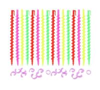 ifundom Spiral Hair Perm Rods Flexible Multifunctional Hair Rollers 52pcs Plastic Curling Rods for Creating Spiral Curls and Stylish Hairdos for Professional Hairdressing and Salons