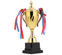 ifundom Sports Competition Metal Trophy Award Durable Championship Cup for Games Matches School Events with Realistic Design and Bright Finish for Race and Team Awards