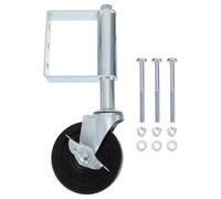 ifundom Spring Loaded Gate Wheel Cold Rolled Steel with Shock Absorber and Strong Load Bearing Support 75kg Capacity Heavy Duty Gate Caster for Gravel and Concrete Surfaces