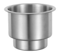 ifundom Stainless Steel Car Seat Cup Holder Insert for Rv Truck Boat Drop-in Design with Open Aperture for Stable Beverage Storage Easy Cleaning and Enhanced Driving Comfort