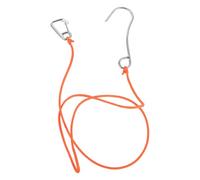 ifundom Stainless Steel Diving Hook Safety Lanyard with Single Reef Hook and Carabiner for Divers, Portable Design with Visibility Enhancement, for Underwater Activities and Reef Drift