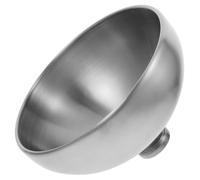 ifundom Stainless Steel Lid Food Lid round Simple Appearance Design Creative Not Easy to Deform Protecting Food from Stains Silver Kitchen Restaurant