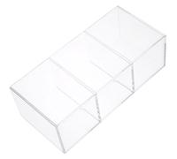 ifundom Stationery Pen Holder Makeup Brush Holder Cosmetic Storage Container Acrylic Storage Box for Desk Organization Office Stationery Bucket