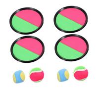 ifundom Sticky Catch Ball Game for Throw Paddles with Straps Hard Soft Balls Outdoor Sports for Beach Backyard Party Play Enhances Coordination and Reaction Skills