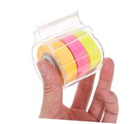 ifundom Sticky Stickers Memo Office Write Small Colorful Reminder Household to Shape Notepad Lined Pads Tape Self-Adhesive Note Sticker Multi-Function Pink Large Abs