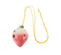 ifundom Strawberry Ocarina for Boy Girl Beginner Practice Instrument Fruit Modeling Wind Instrument Creative
